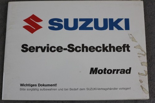 Suzuki motorrad serviceheft - motorrad,