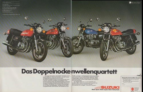 Suzuki motorräder reklame - motorräder,