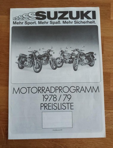 Suzuki motorräder preisliste - suzuki,